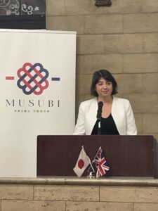 Minister Seema Malhotra MP giving a speech