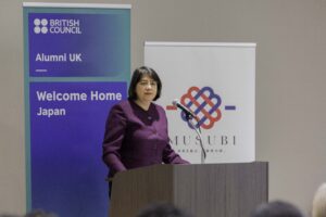 Minister Malhotra speaking at event